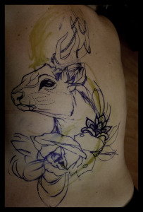 deer stencil